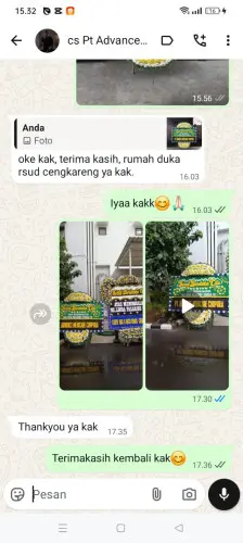 Testimonial Papan Bunga Pernikahan tondo